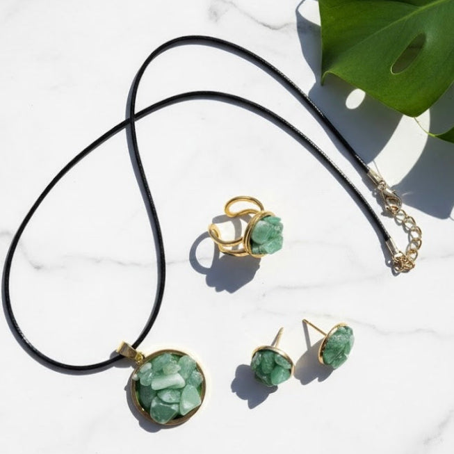 Gem Radiance Set - Green Aventurine