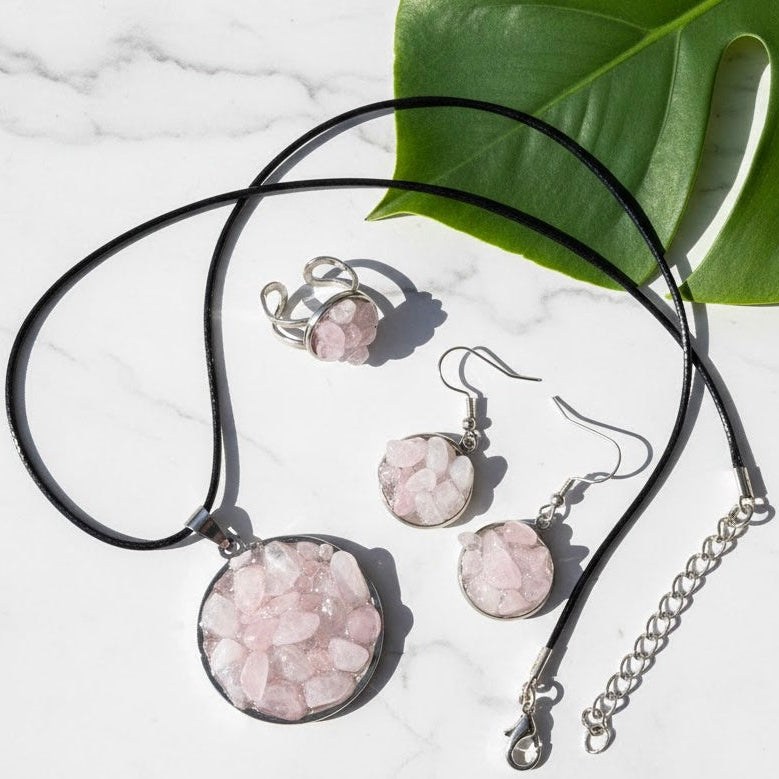Gem Radiance Set - Unconditional Love Rose Quartz