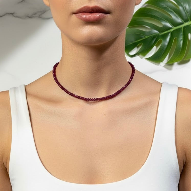 တောက်ပြောင်သော စုစည်းမှု - လည်ဆွဲ - ပတ္တမြား