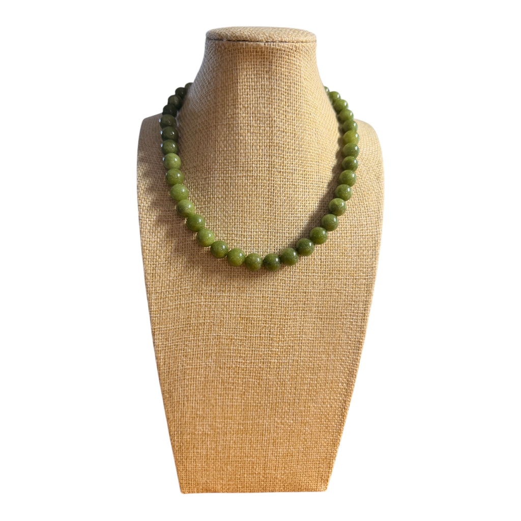 တောက်ပြောင်သော စုစည်းမှု - လည်ဆွဲ - အဖြူရောင် ကျောက်စိမ်း