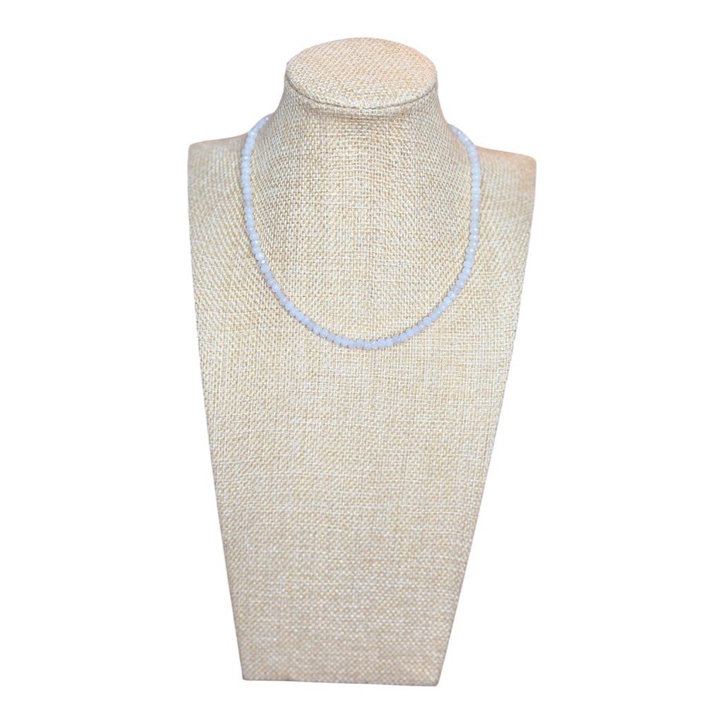Dazzling Collection - Necklace - White Jade