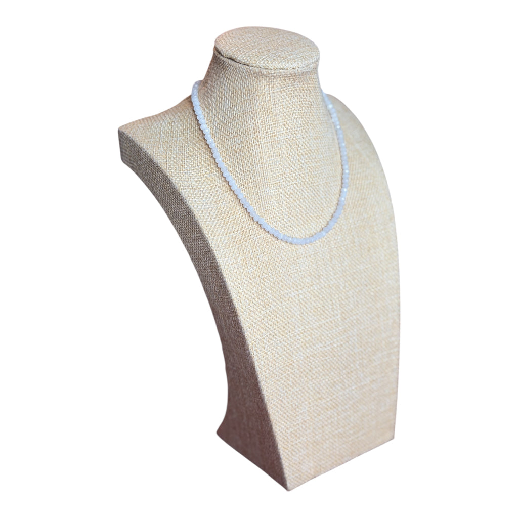 Dazzling Collection - Necklace - White Jade