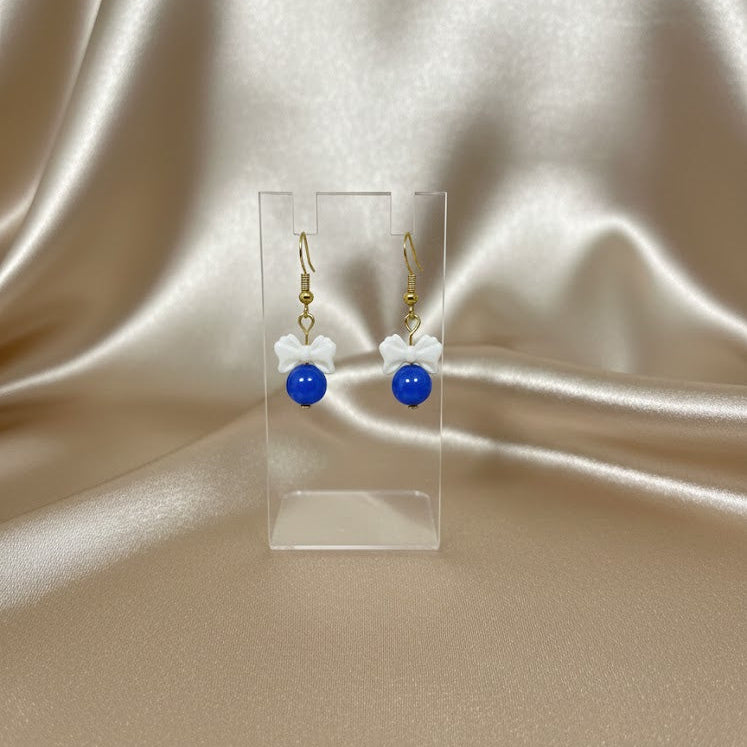 Mini Drop - Earring - Agate Blue