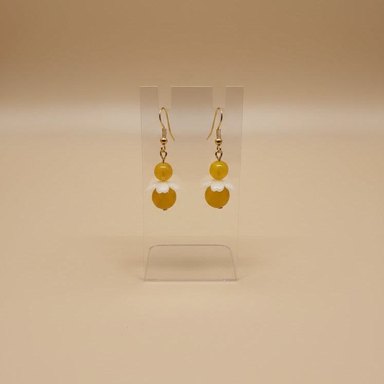 Angle Drop Collection - Earring - Citrine