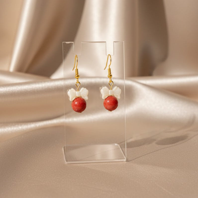 Mini Drop - Earring - Coral