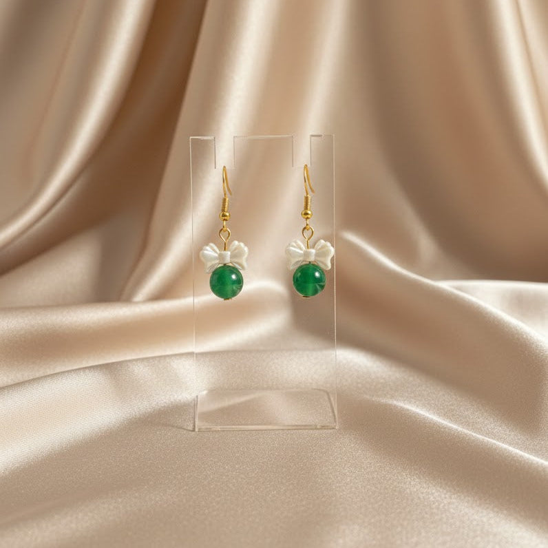 Mini Drop - Earring - Emerald
