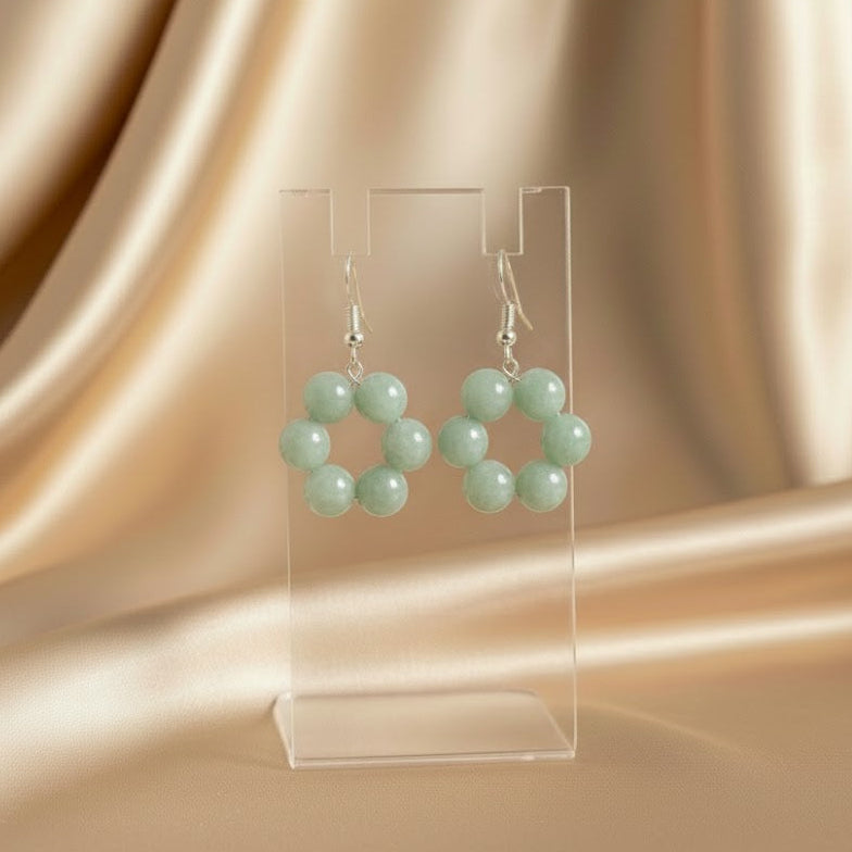 Halo Drop - နားကပ် - ကျောက်စိမ်း