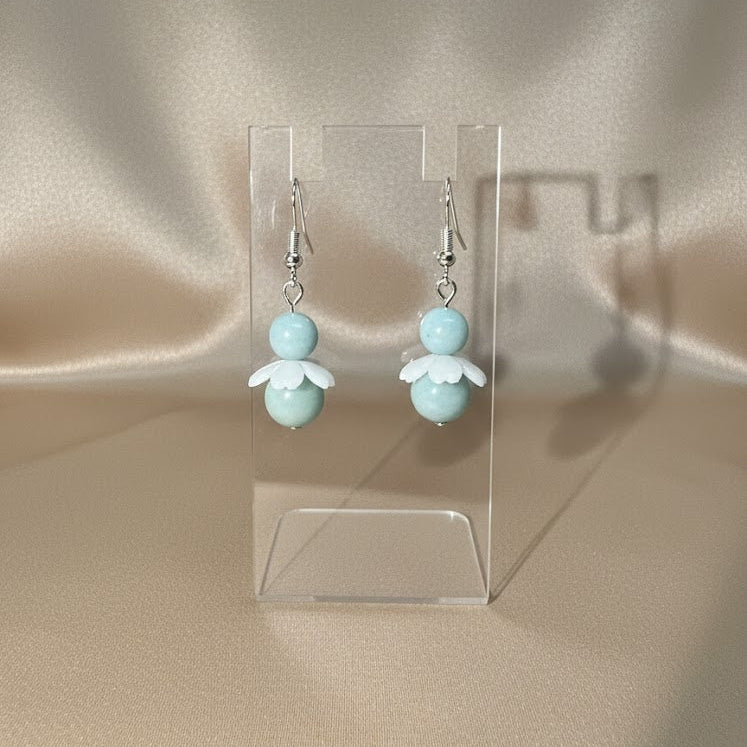 Angle Drop Collection - Earring - Jade