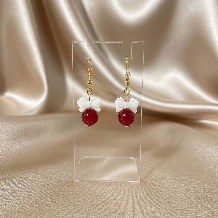 Mini Drop - Earring - Ruby