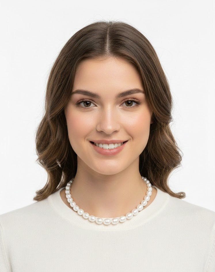 Classic Baroque Freshwater Pearl Strand Necklace